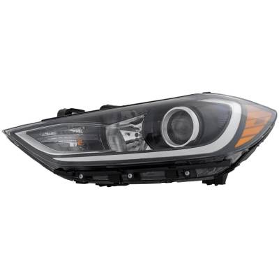 Rareelectrical - New Left Headlights Compatible With Hyundai Elantra 1.4L 1.6L 2.0L 2017 2018 By Part Numbers - Image 1
