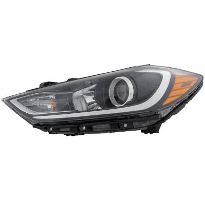 Rareelectrical - New Left Headlights Compatible With Hyundai Elantra 1.4L 1.6L 2.0L 2017 2018 By Part Numbers - Image 2