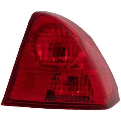 Rareelectrical - New Right Tail Lights Compatible With Honda Civic 1.3L 1.7L 2003 2004 2005 By Part Numbers H730151 - Image 1