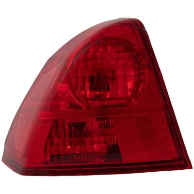 Rareelectrical - New Left Tail Lights Compatible With Honda Civic 1.3L 1.7L 2003 2004 2005 By Part Numbers H730152 - Image 1