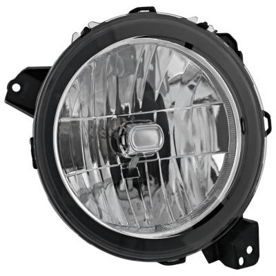 Rareelectrical - New Right Headlights Compatible With Jeep Wrangler Gladiator 2018 2019 2020 2021 2022 2023 2024 By - Image 1