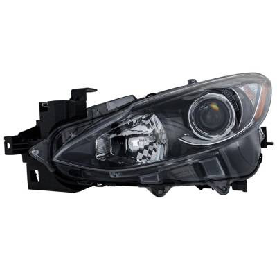 Rareelectrical - New Left Headlights Compatible With Mazda 3 3 Sport 2.0L 2.5L 2014 2015 2016 By Part Numbers - Image 3