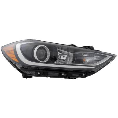 Rareelectrical - New Right Headlights Compatible With Hyundai Elantra 1.4L 1.6L 2.0L 2017 2018 By Part Numbers - Image 1