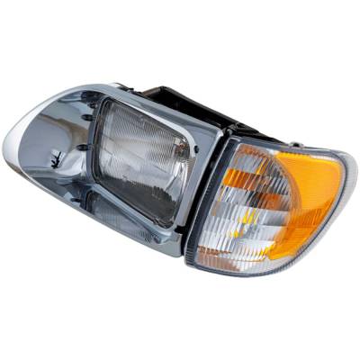 Rareelectrical - New Left Headlights Compatible With International 9200 Sba 9200I Sba Error: International Harvester - Image 1