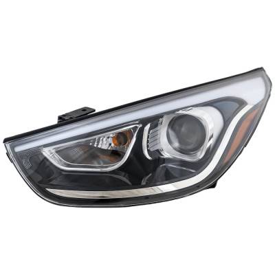 Rareelectrical - New Left Headlights Compatible With Hyundai Tucson 2.0L 2.4L 2014 2015 By Part Numbers Hy2502185c - Image 2
