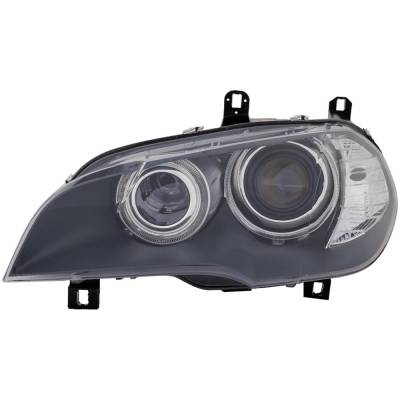 Rareelectrical - New Left Headlights Compatible With Bmw X5 3.0L 4.4L 4.8L 2007 2008 2009 2010 2011 2012 2013 By Part - Image 2