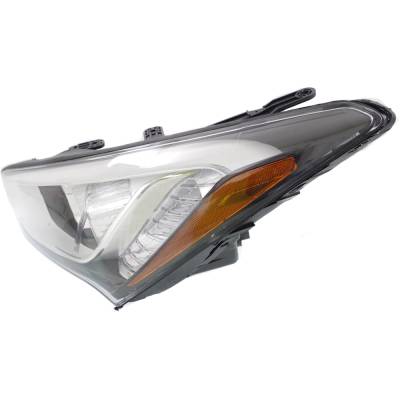 Rareelectrical - New Left Headlights Compatible With Hyundai Santa Fe Sport 2.0L 2.4L 2013 2014 2015 2016 By Part - Image 1