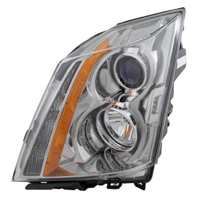 Rareelectrical - New Left Headlights Compatible With Cadillac Cts 2.0L 3.0L 3.6L 2008 2009 2010 2011 2012 2013 2014 - Image 1