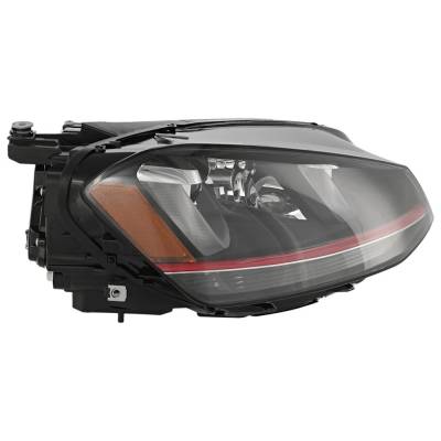 New Right Headlights Compatible With Volkswagen Golf Gti 1.4L 1.8L 2.0L 2015 2016 2017 By Part