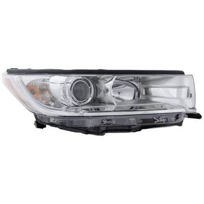Rareelectrical - New Right Headlights Compatible With Toyota Highlander 2.7L 3.5L 2017 2018 2019 By Part Numbers - Image 1