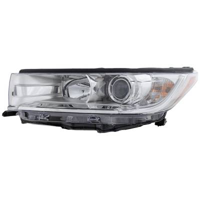 Rareelectrical - New Left Headlights Compatible With Toyota Highlander 2.7L 3.5L 2017 2018 2019 By Part Numbers - Image 1
