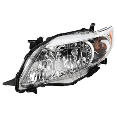 Rareelectrical - New Left Headlights Compatible With Toyota Corolla 1.8L 2009 2010 By Part Numbers To2502182c - Image 1