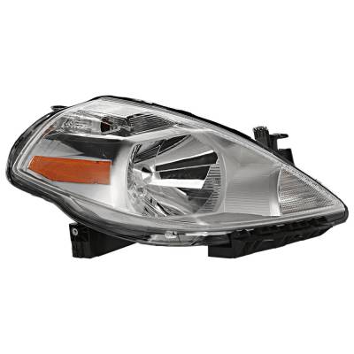 Rareelectrical - New Right Headlights Compatible With Nissan Versa 1.6L 1.8L 2007 2008 2009 2010 2011 2012 By Part - Image 1