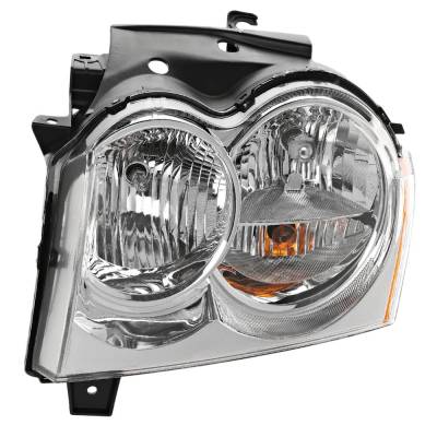 Rareelectrical - New Left Headlights Compatible With Jeep Grand Cherokee 2005 2006 2007 By Part Numbers Ch2502160c - Image 1