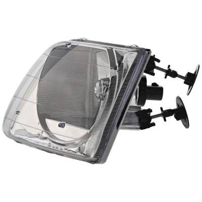 Rareelectrical - New Left Headlights Compatible With Ford F-250 F-150 F-150 Lightning F-150 Heritage 4.2L 4.6L 5.4L - Image 3