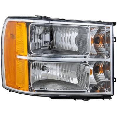 Rareelectrical - New Right Headlights Compatible With Gmc Sierra 1500 Sierra 2500 Hd Sierra 3500 Hd 2007 2008 2009 - Image 1