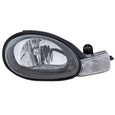 Rareelectrical - New Right Headlights Compatible With Dodge Plymouth Chrysler Neon 2.0L 2000 2001 2002 By Part - Image 2