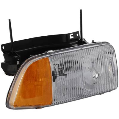 Rareelectrical - New Right Headlights Compatible With Gmc Sonoma Jimmy 2.2L 4.3L 1994 1995 1996 1997 By Part Numbers - Image 1
