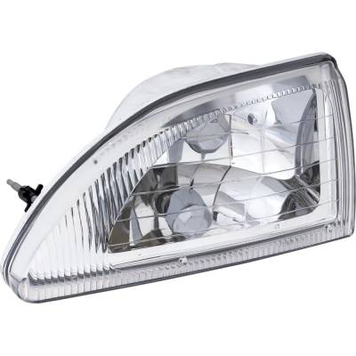 Rareelectrical - New Left Headlights Compatible With Ford Mustang 4.6L 5.0L 5.8L 1994 1995 1996 1997 1998 By Part - Image 2