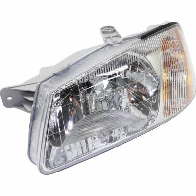 Rareelectrical - New Left Headlights Compatible With Hyundai Accent 1.5L 1.6L 2000 2001 2002 By Part Numbers - Image 1