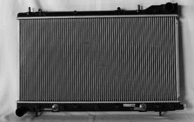 Rareelectrical - New Radiator Assembly Compatible With Subaru 04-05 Forester 2.5L H4 2458Cc Turbocharged 432667 - Image 2