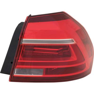 Rareelectrical - New Right Tail Lights Compatible With Volkswagen Passat 1.8L 3.6L 2016 2017 By Part Numbers - Image 2
