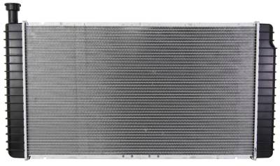 Rareelectrical - Radiator Assembly Compatible With Chevy 96-02 Express 1500 2500 3500 5.0L 5.7L V8 305 Cid 21397 2467 - Image 4