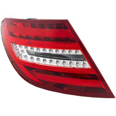 Rareelectrical - New Left Tail Lights Compatible With Mercedes-Benz C250 C300 C350 C63 Amg 2012 2013 2014 2015 By - Image 2