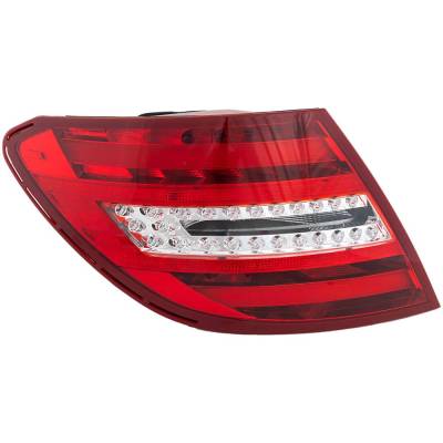 Rareelectrical - New Left Tail Lights Compatible With Mercedes-Benz C250 C300 C350 C63 Amg 2012 2013 2014 2015 By - Image 3
