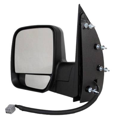 Rareelectrical - New Lh Door Mirror Compatible With Ford 03-07 Econoline Super Duty Dual Glass Puddle Light Fo1320276 - Image 2