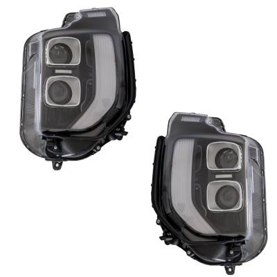 Rareelectrical - New Pair Of Headlights Compatible With Hyundai Palisade Essential Sport Utility 3.8L 2020 By Part - Image 2