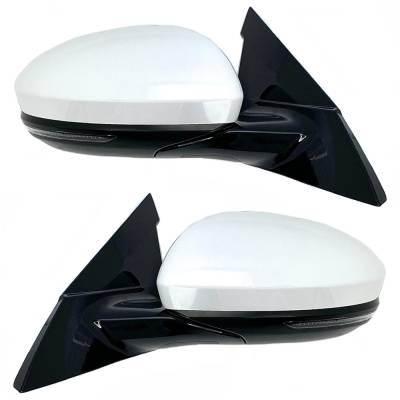 Rareelectrical - New Pair Of Mirror Compatible With Nissan Altima Sl Sv Sedan 4-Door 2.0L 2.5L 2019 2020 2021 By Part - Image 2