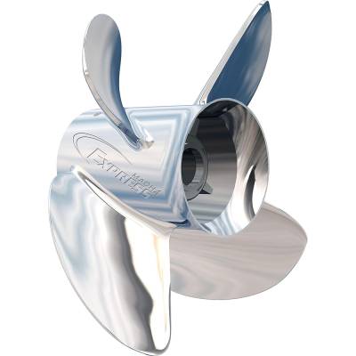 Rareelectrical - New Stainless Steel Propeller Compatible With Johnson/Evinrude Honda Mercury Mariner Mercruiser For - Image 2