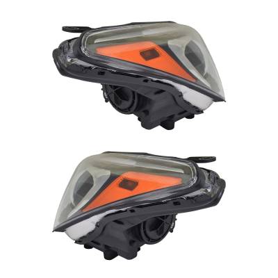 Rareelectrical - New Pair Of Headlights Compatible With Hyundai Elantra Limited Sedan 4-Door 2017 2018 By Part - Image 5