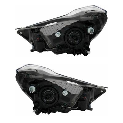 Rareelectrical - New Pair Of Halogen Headlights Compatible With Chevrolet Spark Activ Hatchback 4 Door 1.4L 2017 2018 - Image 1