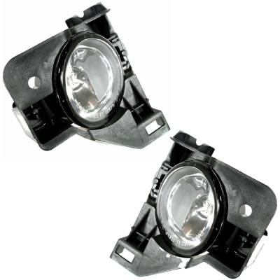 Rareelectrical - New Pair Of Fog Lights Compatible With Nissan Maxima S Sv Sedan 4-Door 3.5L 2009-2014 By Part - Image 1