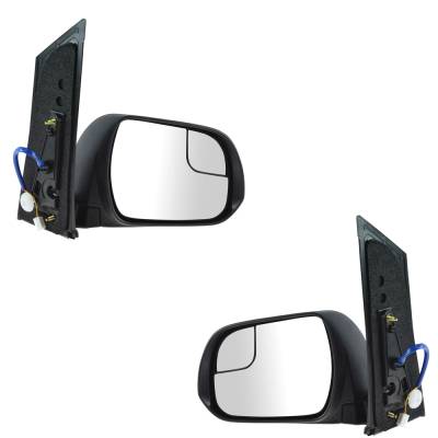 Rareelectrical - New Pair Of Mirror Compatible With Toyota Sienna Le Base Xle Se Limited Mini Passenger Van Cargo 4 - Image 2