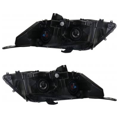 Rareelectrical - New Pair Of Halogen Headlights Compatible With Honda Odyssey Lx Mini Passenger Van 4 Door 3.5L 2018 - Image 1