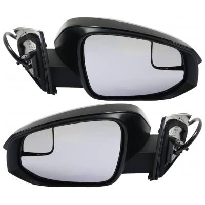 Rareelectrical - New Pair Of Mirror Compatible With Toyota Rav4 Le Xle Limited Hybrid Plus Sport Utility 4-Door 2.5L - Image 2