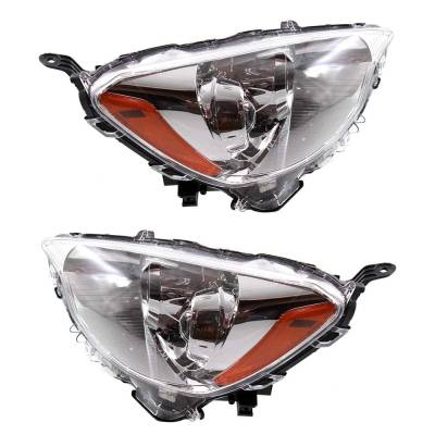 Rareelectrical - New Pair Of Halogen Headlights Compatible With Toyota Prius C Base Hatchback 4 Door 1.5L 2012 2013 - Image 3