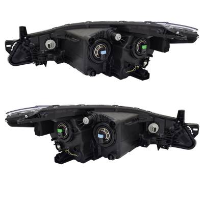 Rareelectrical - New Pair Of Headlights Compatible With Nissan Kicks S Sport Utility 4-Door 1.6L 2021 2022 2023 By - Image 1