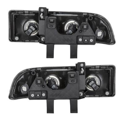 Rareelectrical - New Pair Of Headlights Compatible With Chevrolet S10 Base Ls Zr5 Crew Cab 2002 2003 Ss Standard Cab - Image 1