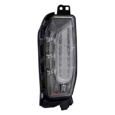 Rareelectrical - New Left Daytime Running Light Assembly Compatible With Toyota Prius V 2015 2016 2017 2018 By Part - Image 2
