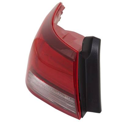Rareelectrical - New Halogen Outer Left Tail Light Compatible With Kia Rio Ex Sedan 4 Door 1.6L 2018 2019 2020 2021 - Image 1