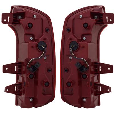 Rareelectrical - New Pair Of Outer Tail Lights Compatible With Kia Telluride Ex Sx Sport Utility 2020 2021 2022 By - Image 1