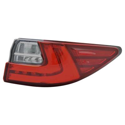 Rareelectrical - New Right Tail Light Compatible With Lexus Es-350 2016 2017 2018 By Part Numbers Lx2805135 - Image 2