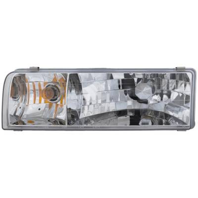 Rareelectrical - New Left Headlights Compatible With Lincoln Town Car 4.6L 1995 1996 1997 By Part Numbers Fo2502141 - Image 1