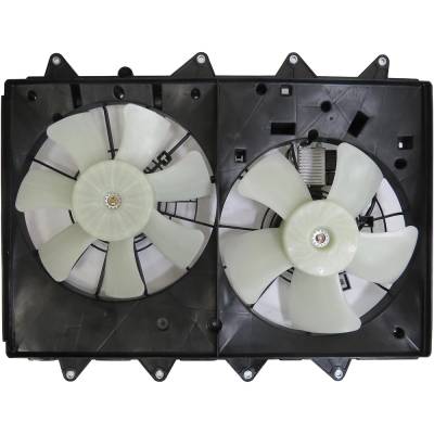 Rareelectrical - New Dual Radiator And Condenser Fan Compatible With Mazda Cx-9 Grand Touring Sport Utility 4-Door - Image 2