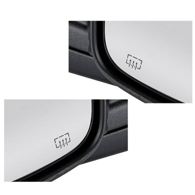 Rareelectrical - New Pair Mirror Compatible With Dodge Grand Caravan Express Se Canada Value Package R/T Sxt C/V Mini - Image 4