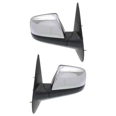 Rareelectrical - New Pair Of Mirror Compatible With Toyota Tundra Limited Crew Cab Pickup 4-Door 5.7L 2014 2015 2016 - Image 1